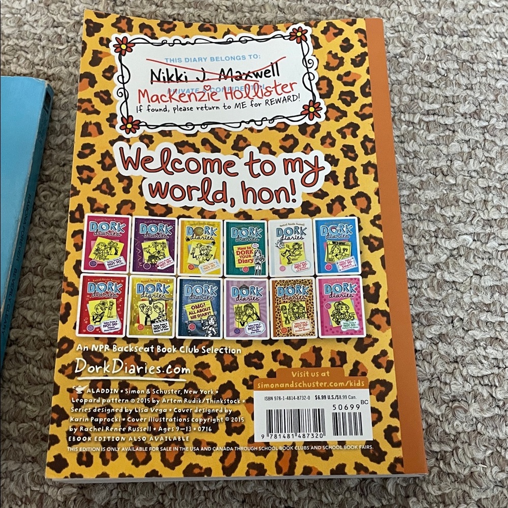 Beverly Cleary and Dork Diaries Book - Picture 5 of 5